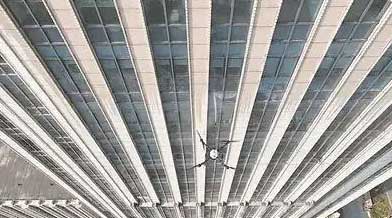 Drones are incredibly efficient at cleaning building windows, so where does this leave the 