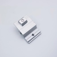 Solar Panel Mounting Aluminum End Clamp for PV Panel Installation